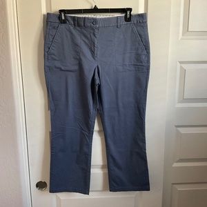 Ann Taylor Loft Kick Crop Pants - Blue‎ - Size 14